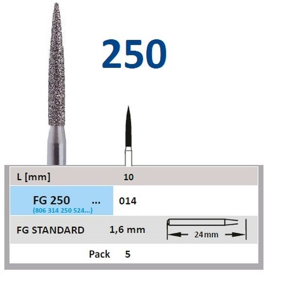 DIAMANT FG 250-014 5 STK HORICO