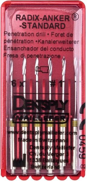 RADIX ANKER ROTKANALBOR NR.1 GUL 6 STK C220