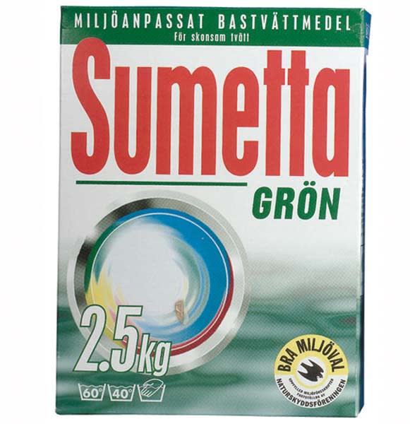 VASKEPULVER SUMETTA GRØNN 2,5 KG