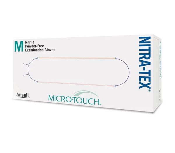 HANSKER NITRATEX NITRIL LARGE BLÅ PUDDERFRI