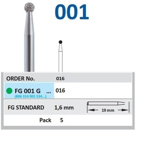 DIAMANT FG 001G-016 5 STK GRØNN RING HORICO