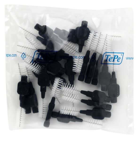 INTERDENTALBØRSTER 1,5MM SORT U.HYLSE 25STK #8 TEPE
