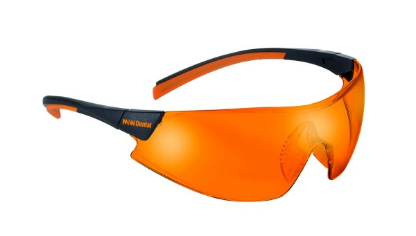 BESKYTTELSESBRILLE LIGHT ORANGE M+W