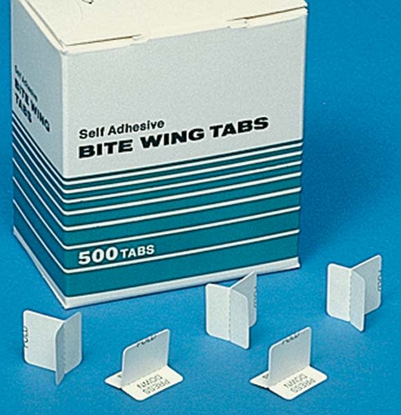 BITE WING TABS SELVHEFTENDE FILMHOLDER 500 STK