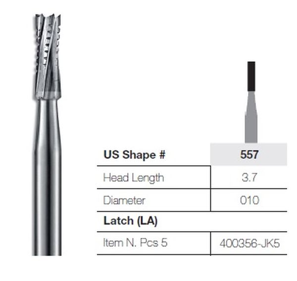 HARDMETALLBOR JET FISSUR VS 557-010 TVERRHUGG 5 STK KERR