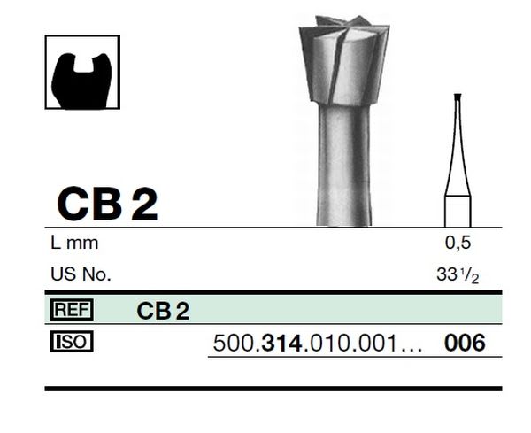 HARDMETALLBOR D&Z FG CB2 314 006 5 STK