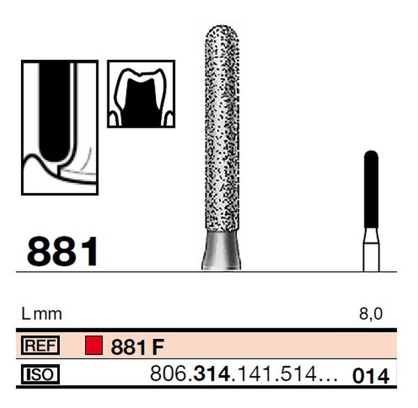 DIAMANT D&Z FG 881F - 014 5 STK RØD RING