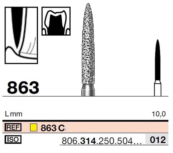 DIAMANT D&Z FG 863C-012 5 STK