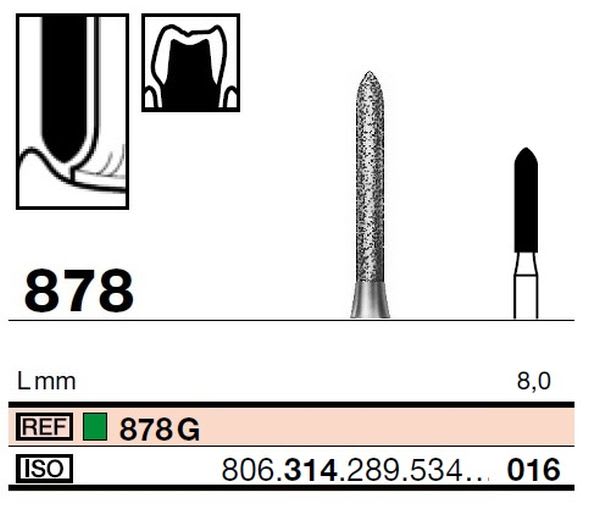 DIAMANT D&Z FG 878G-016 5 STK GRØNN RING