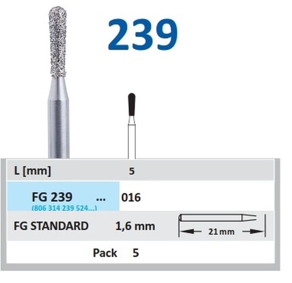 DIAMANT FG 239-016 5 STK HORICO