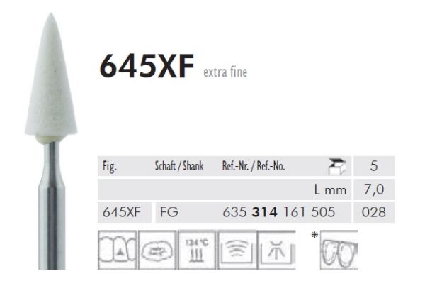 PUSSESTEN ARKANSAS HVIT SPISS FLAMME 645-028 X-FIN FG 5 STK