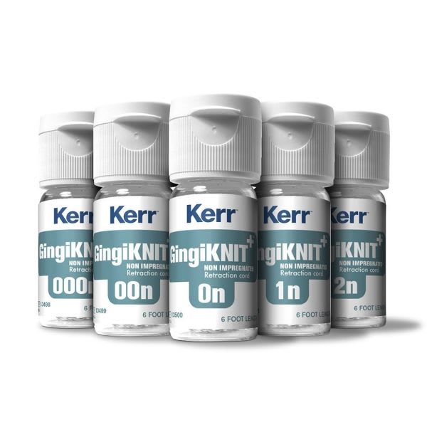 RETRAKSJONSTRÅD GINGIKNIT NR.0 13500 HVIT / ORANGE