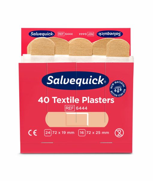 SALVEQUICK TEKSTILPLASTER 6 X 40 STK CEDERROTH