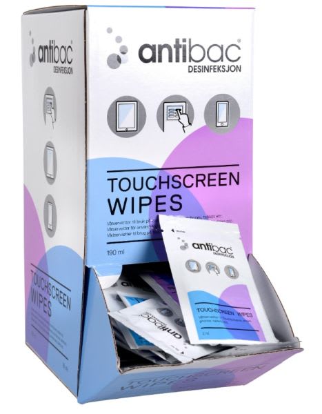 ANTIBAC TOUCHSREEN WIPES 95 STK