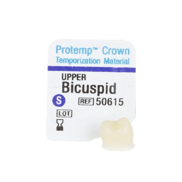 PROTEMP CROWN BICUSP PREMOLAR O/KJ SMALL 5 STK 50615 3M