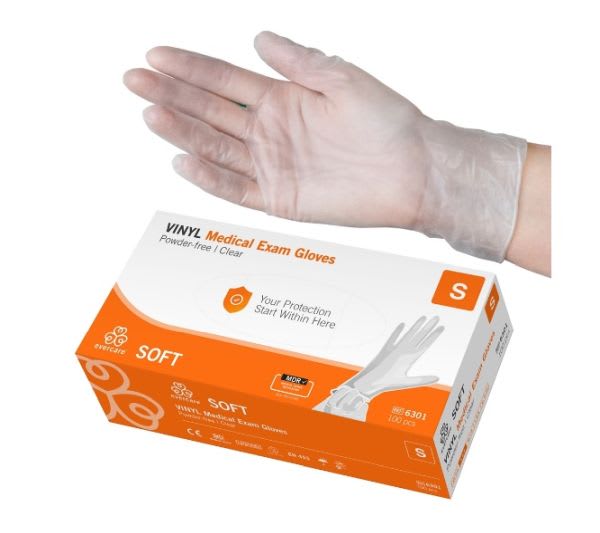 HANSKER EVERCARE SOFT VINYL SMALL PUDDERFRI 100 STK