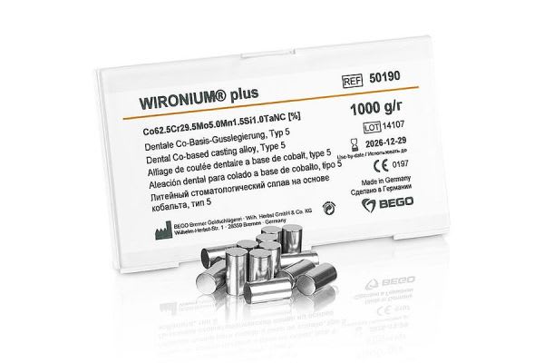 BEGO WIRONIUM PLUS 1KG KOBOLT-KROM 50190