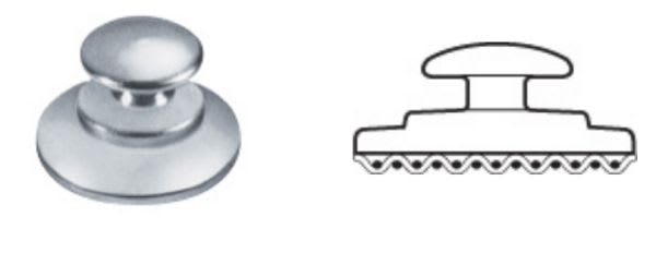 LINGUAL BUTTON FLAT 10 STK