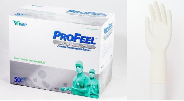 OPERASJONSHANSKER PROFEEL 6,5 LATEX PUDDERFRI STERILE PAR