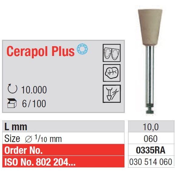 POLERER CERAPOL PLUS 0335 VS 6 STK EDENTA