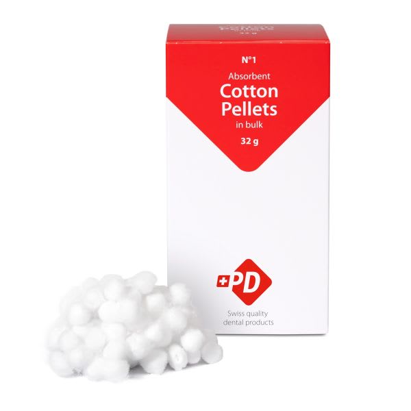 BOMULLPELLETS NR 1 Ø 8mm BULK PD