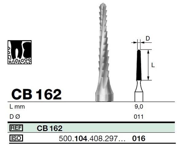 HARDMETALLBOR D&Z HS CB162-016 1STK