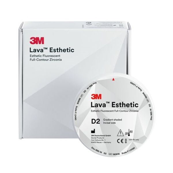 LAVA  ESTETHIC ZR DISC D2 14 MM Ø98MM  69326 3M