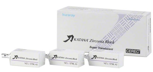 CERECBLOKK KATANA ZIRCONIA STML A3 14Z L 40 3 STK