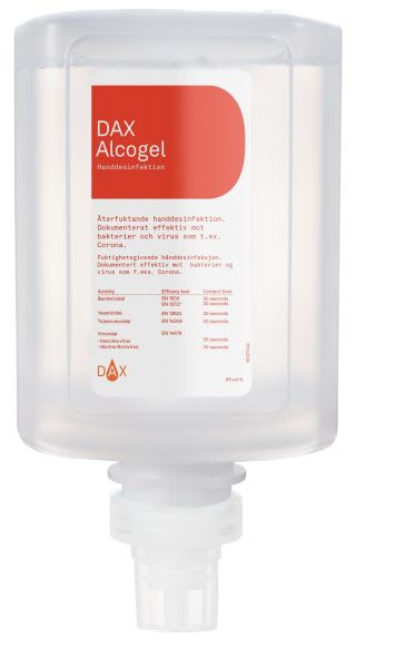 DAX HÅNDDESINFEKSJON ALCOGEL 85 1000 ML FOR SMART/EASY