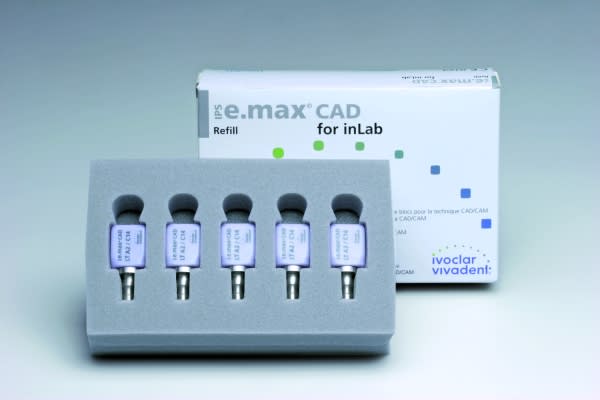 E.MAX CAD CEREC/inLab LT BL4 C14 5 STK