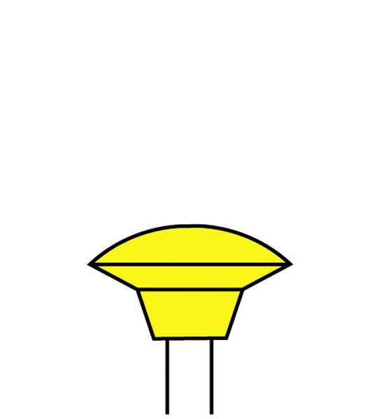 POLERER 5041/12 GUL LINSEFORMET KERR