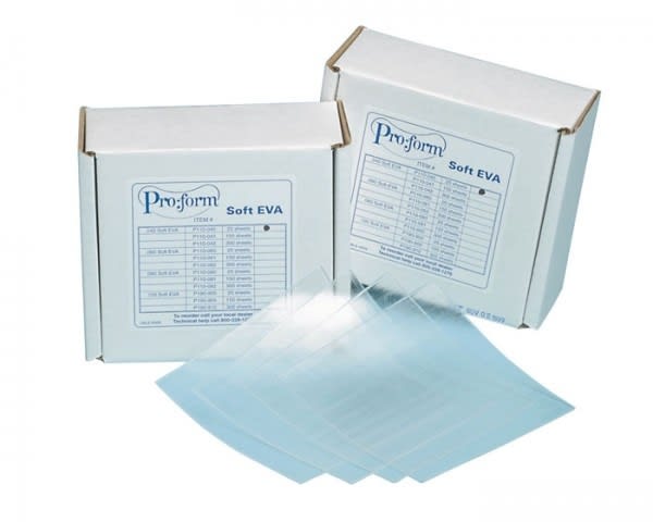 BLEKESKINNE PLATER 1MM FIRKANTET 25 STK PROFORM