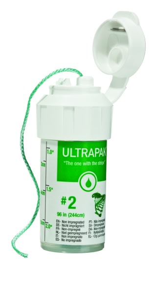 RETRAKSJONSTRÅD ULTRAPAK TRÅD #2 GRØNN 9335 ULTRADENT