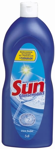 SUN GLANSMIDDEL 0.5 L TIL OPPVASKMASKIN