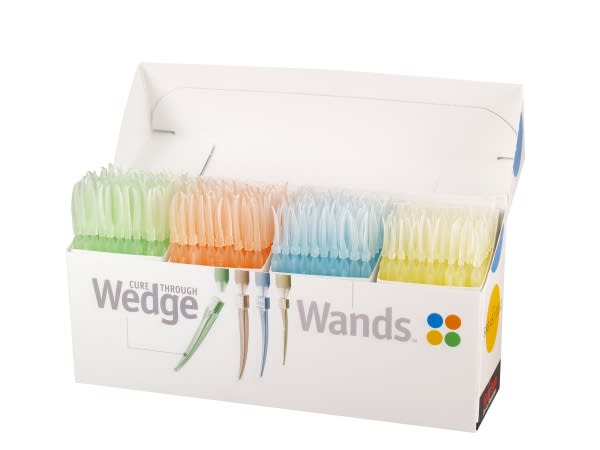 PLASTKILER WEDGE WANDS CLEAR SMÅ BLÅ 100 STK GARRISON
