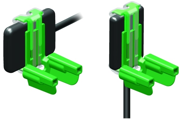 SENSORHOLDER XCP-DS ENDO 2 STK GRØNN UTEN RING/STANG