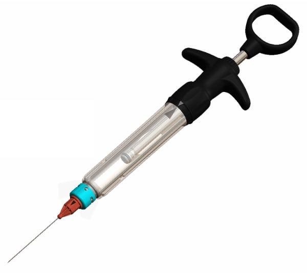 INJEKSJONSSPRØYTE INSAFE SELVASPIRERENDE RING-HÅNDTAK