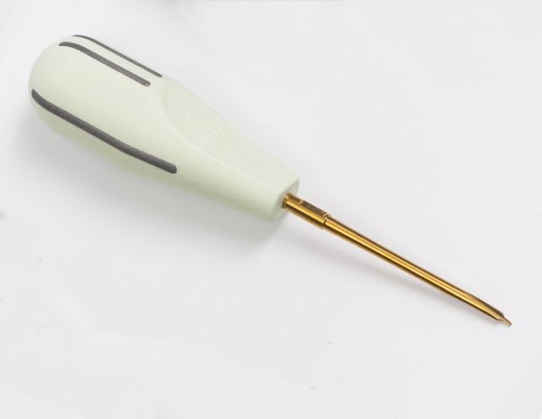 LUXATOR DE3 TITANIUM DUAL EDGE 3/1.5 MM RETT LYS GRÅ DIRECTA