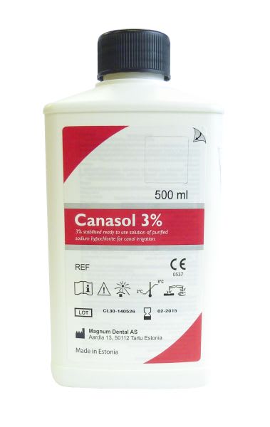 CANASOL NATRIUMHYPOKLORITT 3% 500ML