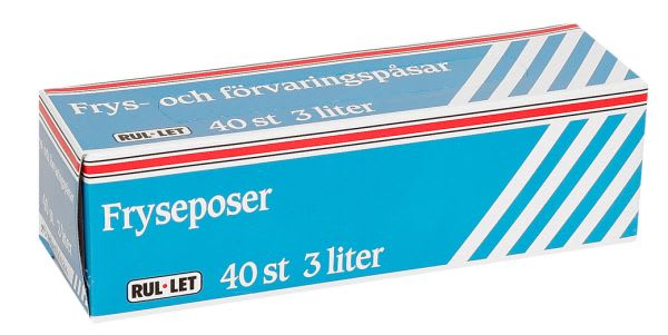 FRYSEPOSER 3 LITER 40 STK