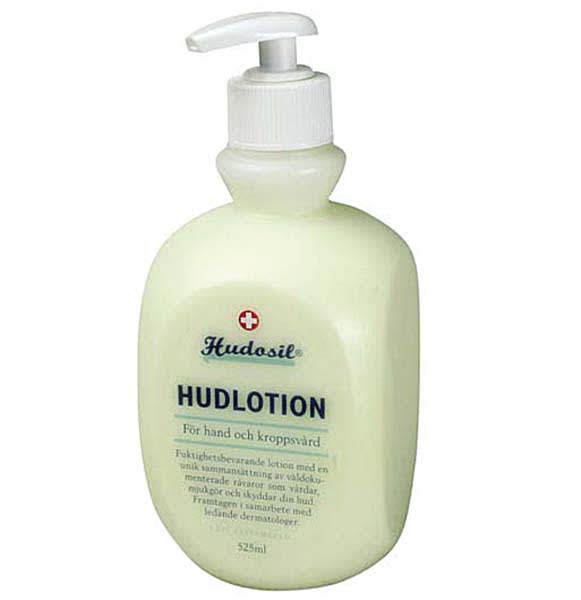 HUDLOTION HUDOSIL M/PARFYME PUMPEFLASKE 500 ML