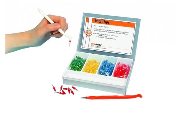 MICRO TIP GRØNN APPLIKATORHODE 100 STK M+W