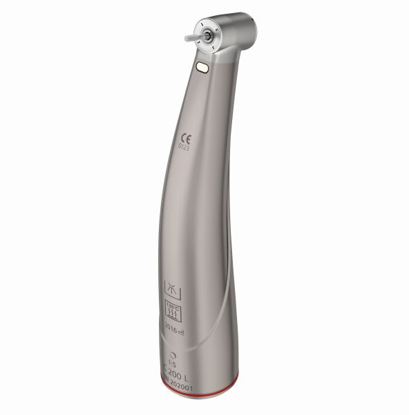 Dentsply Sirona vinkelstykke T1 C200L 1:5 rødt m/lys