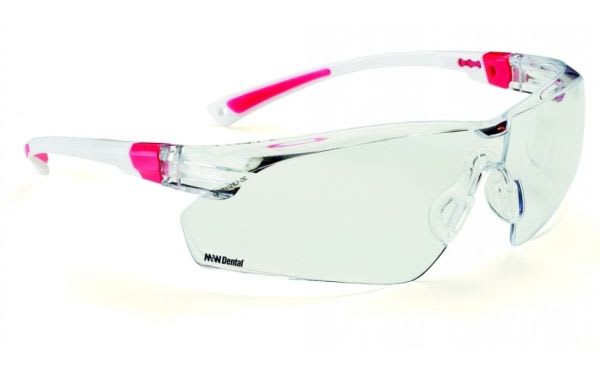 BESKYTTELSESBRILLE KLAR/ROSA M+W