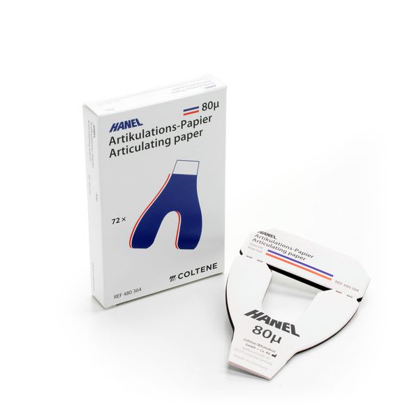 ARTIKULASJONSPAPIR HESTESKO BLÅ RØD 80 MY 72 STK HANEL