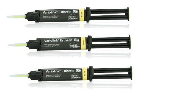 VARIOLINK ESTHETIC DC REFILL 3X9 GR WARM IVOCLAR 692426