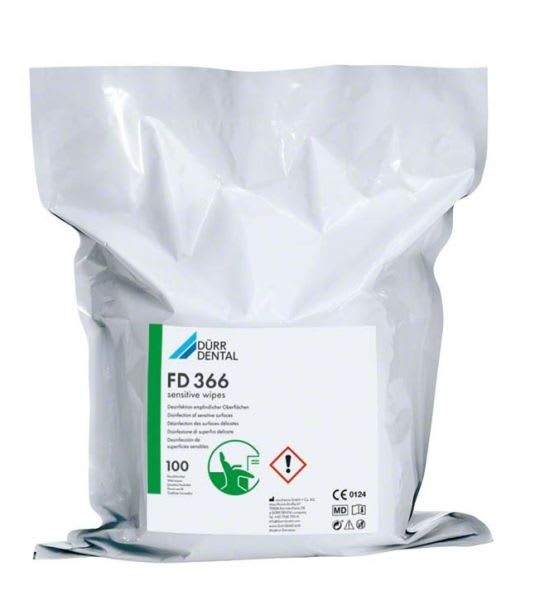 DURR DESINFEKSJONSSERVIETTER FD 366 WIPES REFILL 4X100 STK