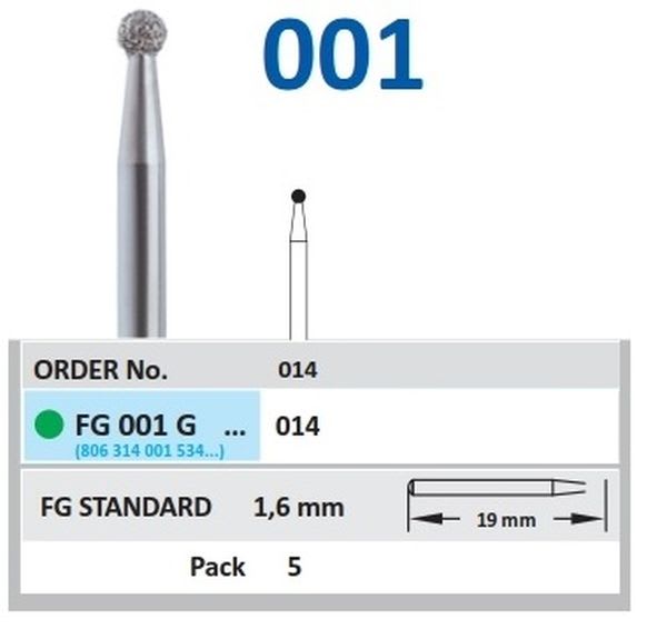 DIAMANT FG 001G-014 5 STK GRØNN RING HORICO