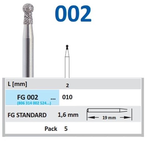 DIAMANT FG 002-010 5 STK HORICO