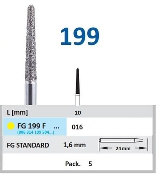 DIAMANT FG 199F-016 5 STK GUL RING HORICO